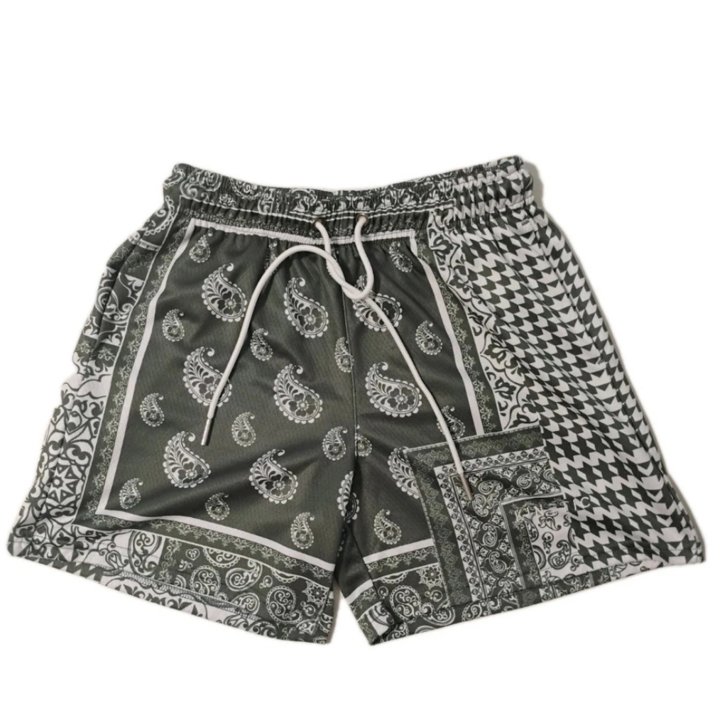 Kinetic Kings Paisley Fundamental Men's Shorts Size S.